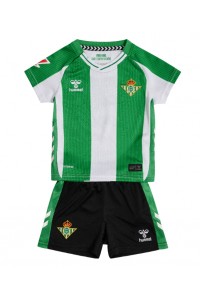 Fotbalové Dres Real Betis Dětské Domácí Oblečení 2025-26 Krátký Rukáv (+ trenýrky)